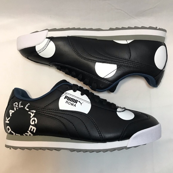Karl Lagerfeld X Puma Roma Polkadot KL Shoes NEW - Picture 2 of 8